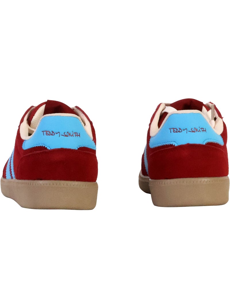 Basket Cuir Teddy Smith Bordeaux - Kiabi