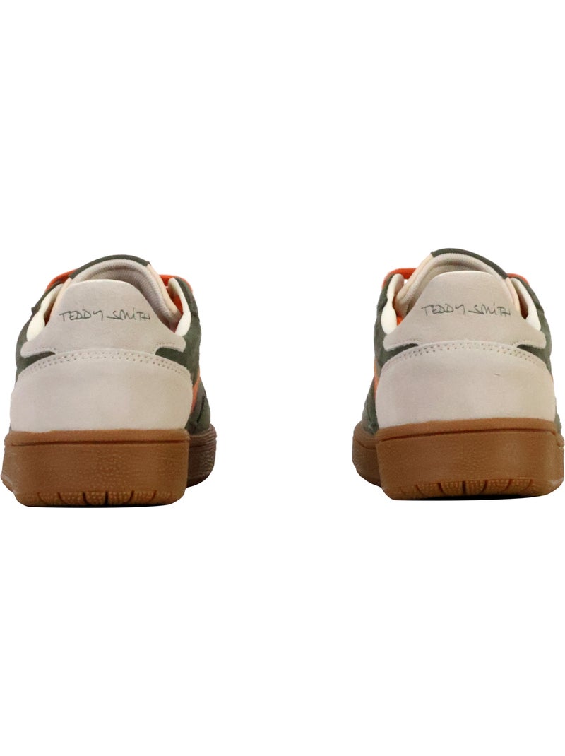 Basket Cuir Teddy Smith Kaki - Kiabi