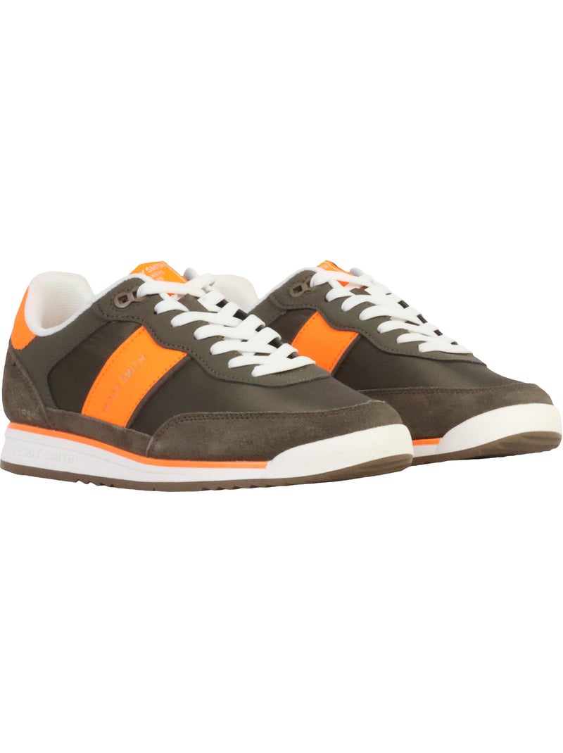 Basket Cuir Teddy Smith Kaki - Kiabi