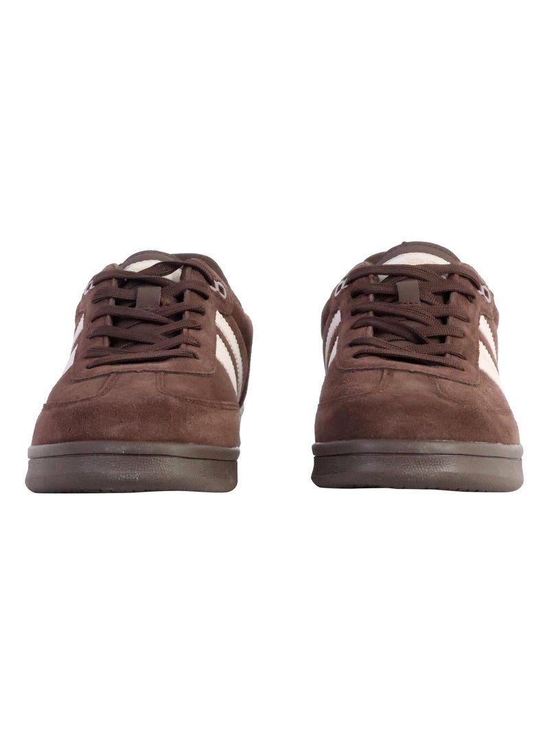 Basket Cuir Teddy Smith Marron - Kiabi