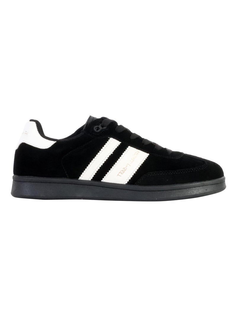 Basket Cuir Teddy Smith Noir - Kiabi