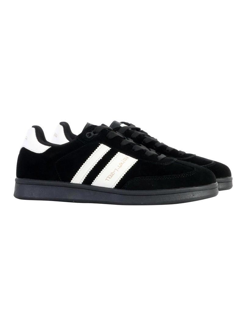 Basket Cuir Teddy Smith Noir - Kiabi