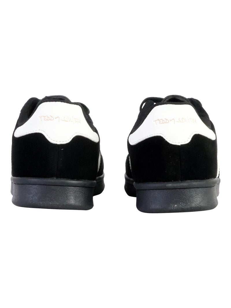 Basket Cuir Teddy Smith Noir - Kiabi