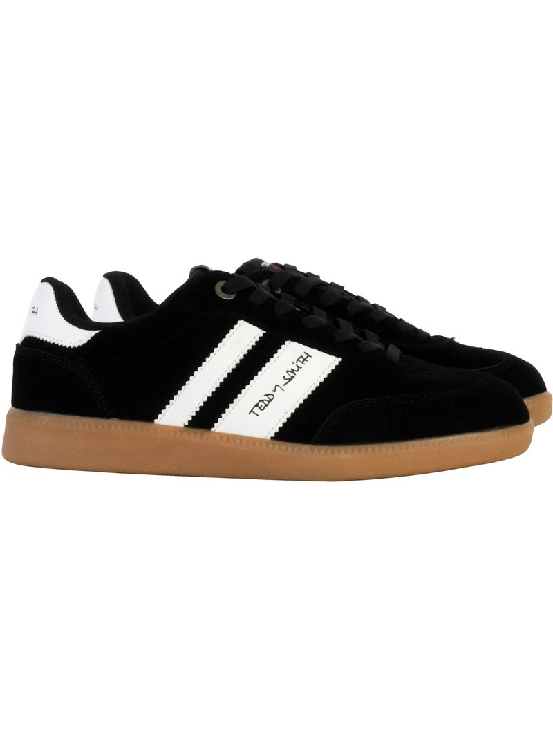 Basket Cuir Teddy Smith Noir - Kiabi