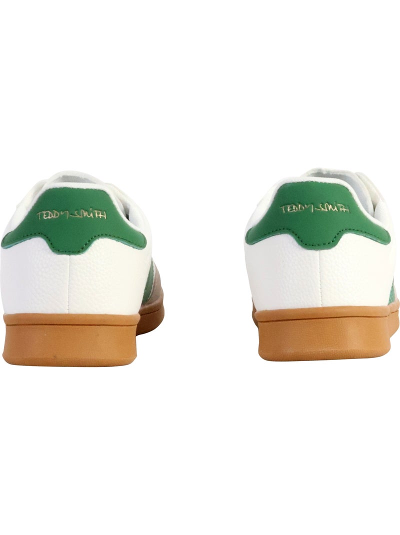 Basket Cuir Teddy Smith Vert - Kiabi