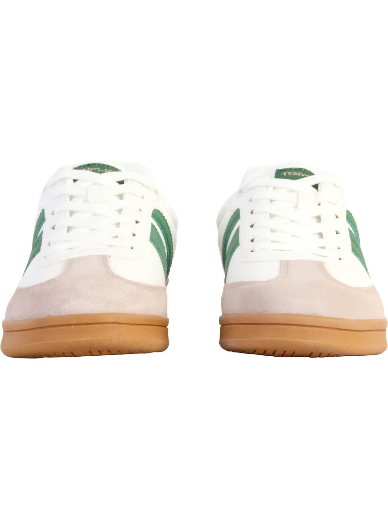 Basket Cuir Teddy Smith Vert - Kiabi