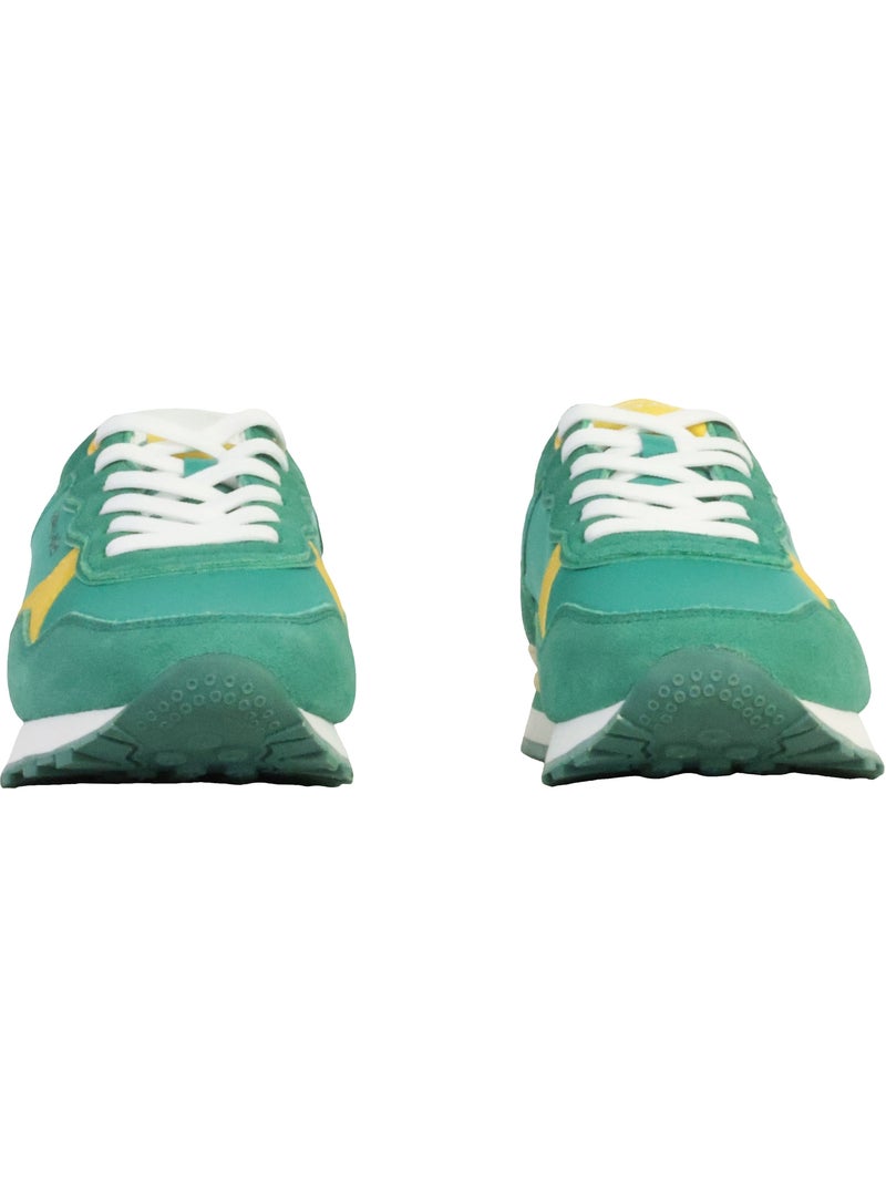 Basket Cuir Teddy Smith Vert - Kiabi
