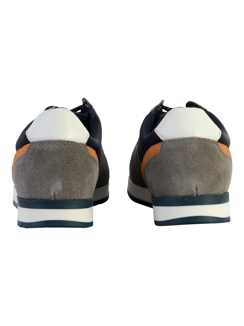 Basket Plate Cuir Redskins Nixor Gris - Kiabi