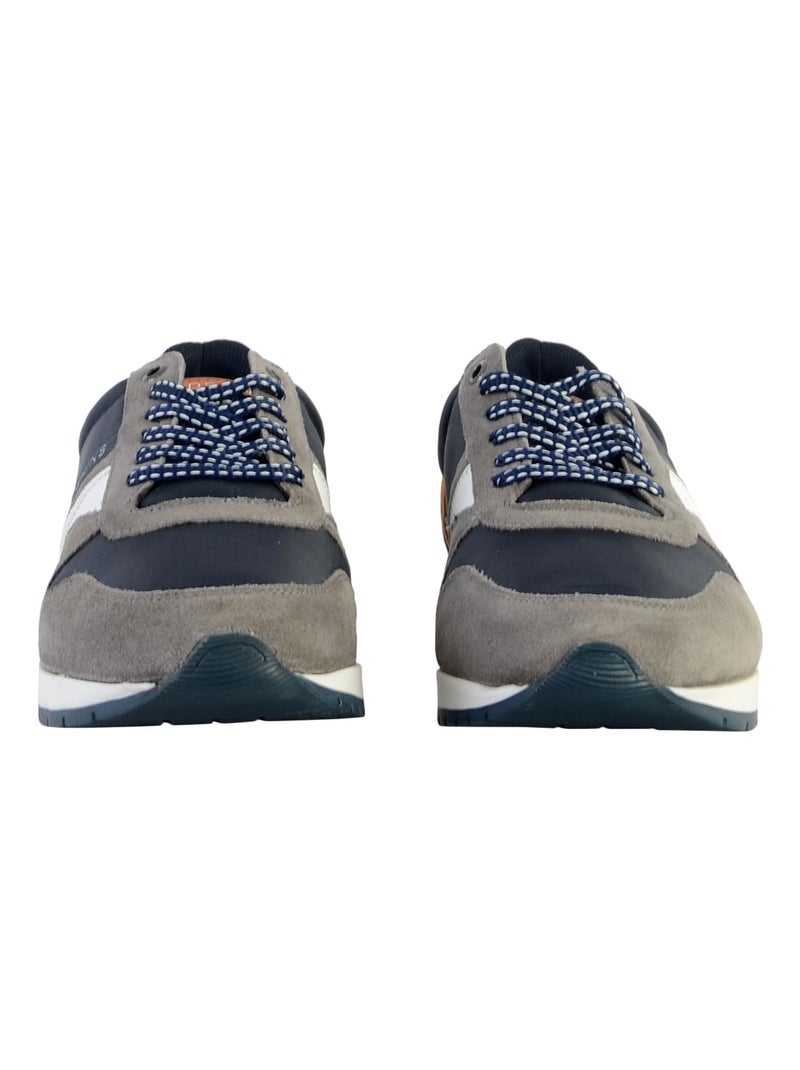 Basket Plate Cuir Redskins Nixor Gris - Kiabi