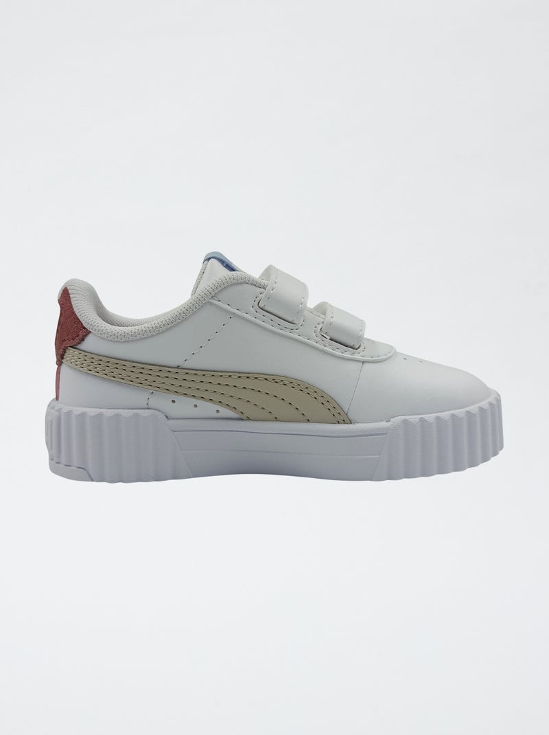 Basket 'PUMA' à scratchs Beige - Kiabi
