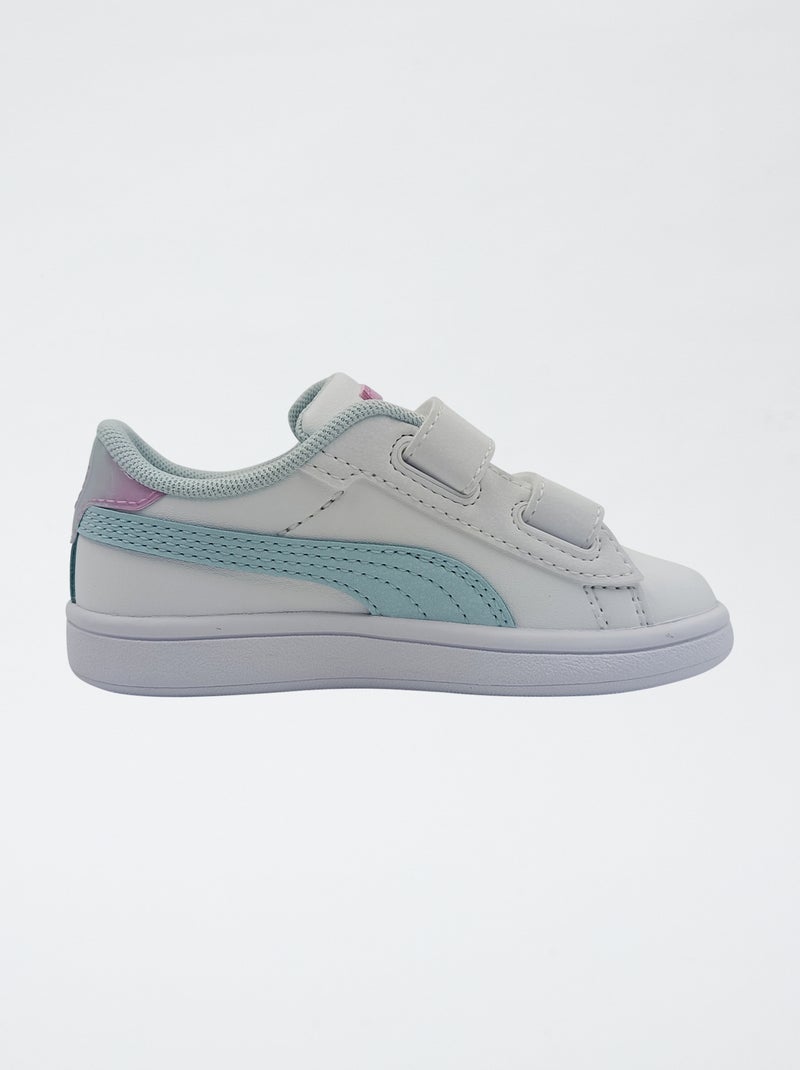 Basket 'PUMA' à scratchs Bleu - Kiabi