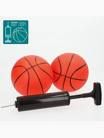 Basketbalring met retourstructuur en elektronisch scorebord cb games