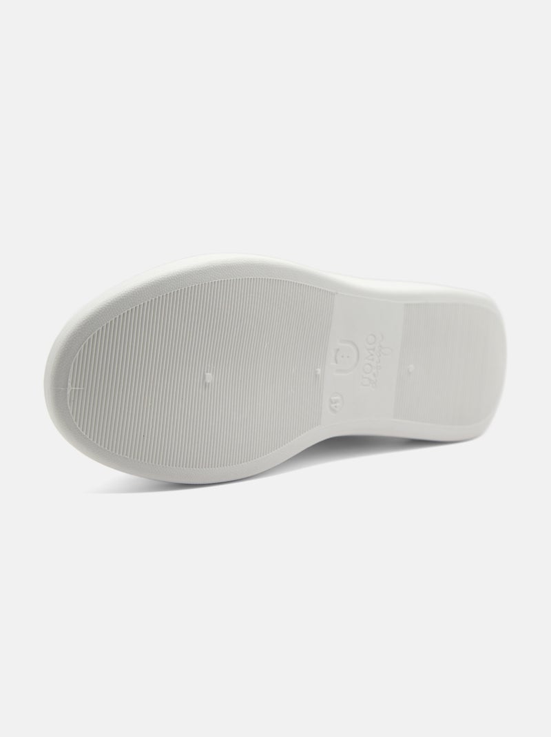 Baskets a lacets - Uomo Blanc - Kiabi