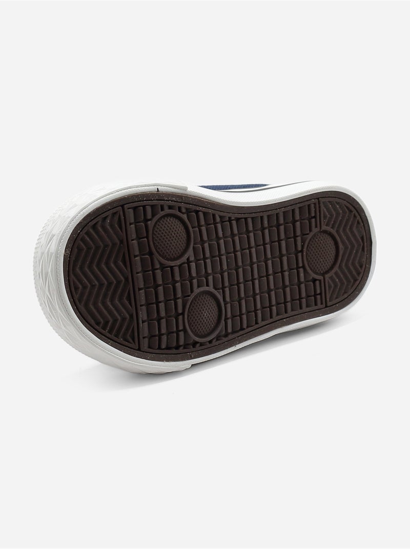 Baskets a lacets Bleu foncé - Kiabi