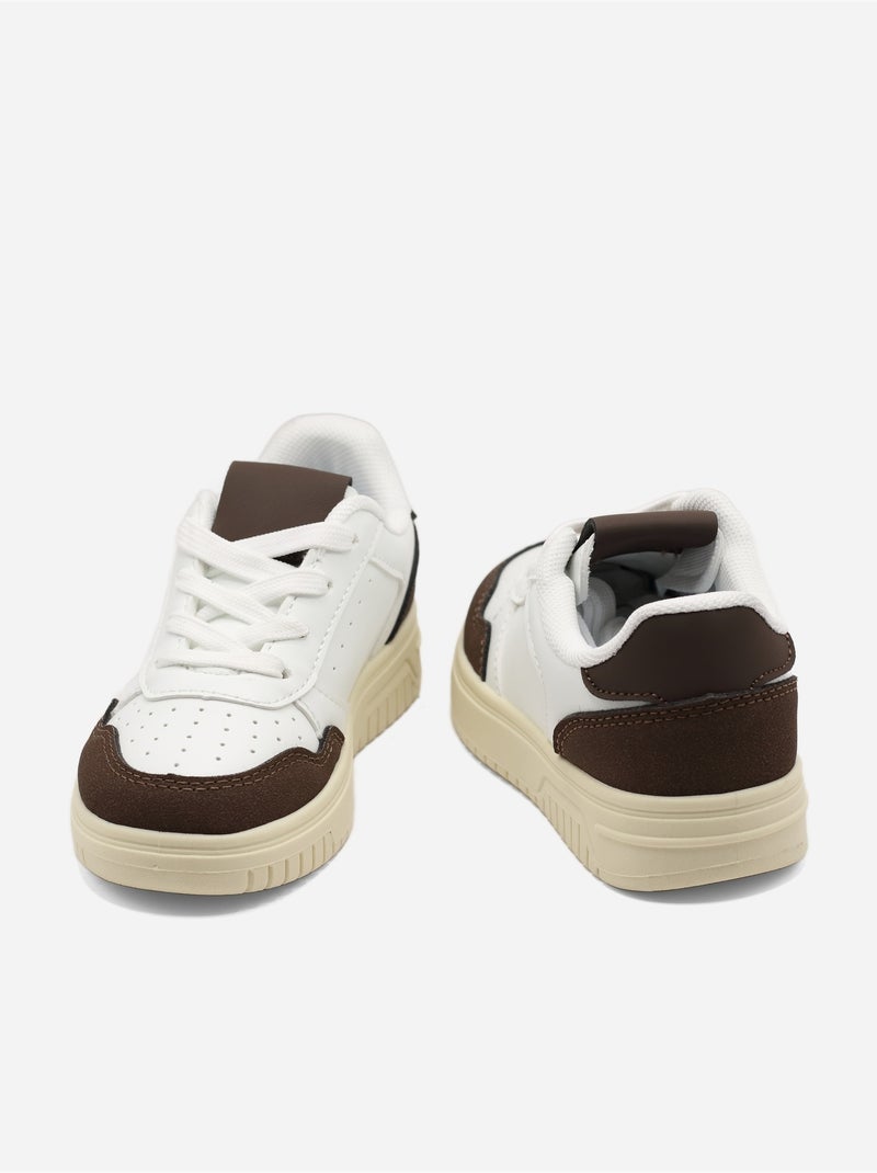 Baskets a lacets Marron - Kiabi