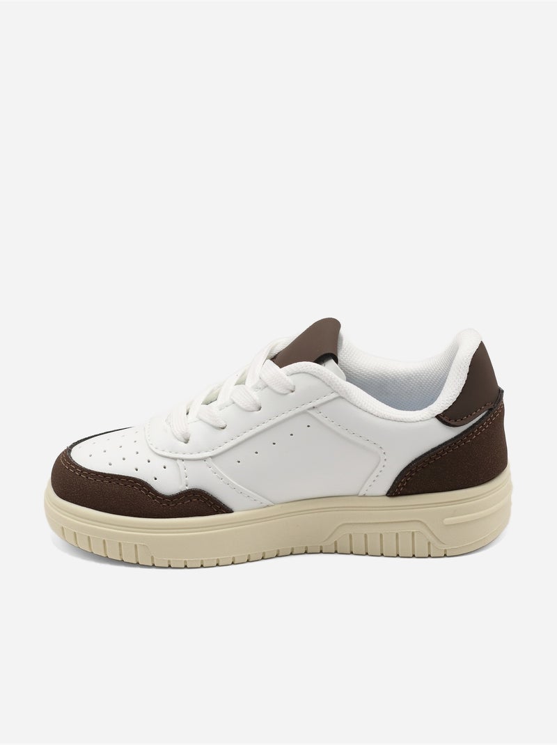 Baskets a lacets Marron - Kiabi