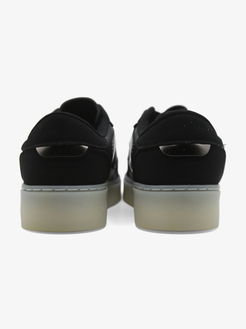 Baskets a lacets Noir - Kiabi