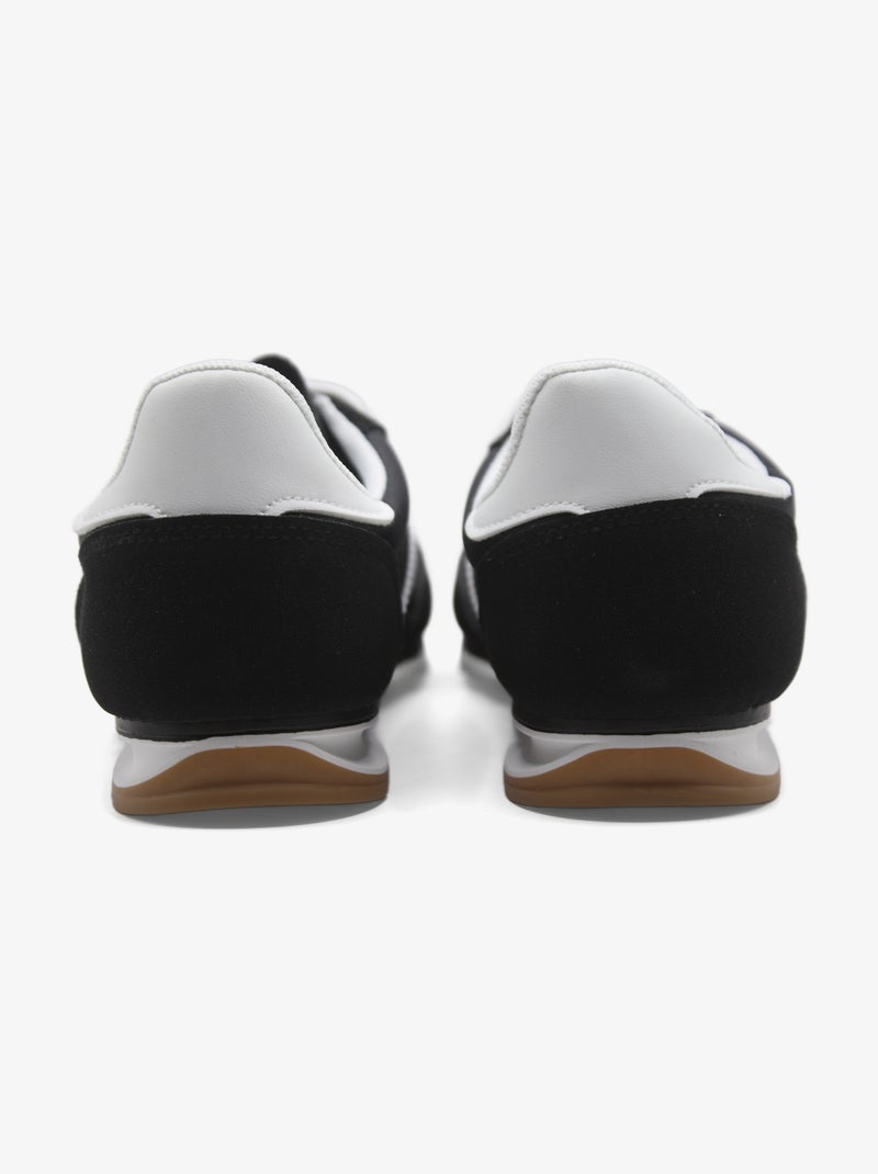 Baskets a lacets Noir - Kiabi