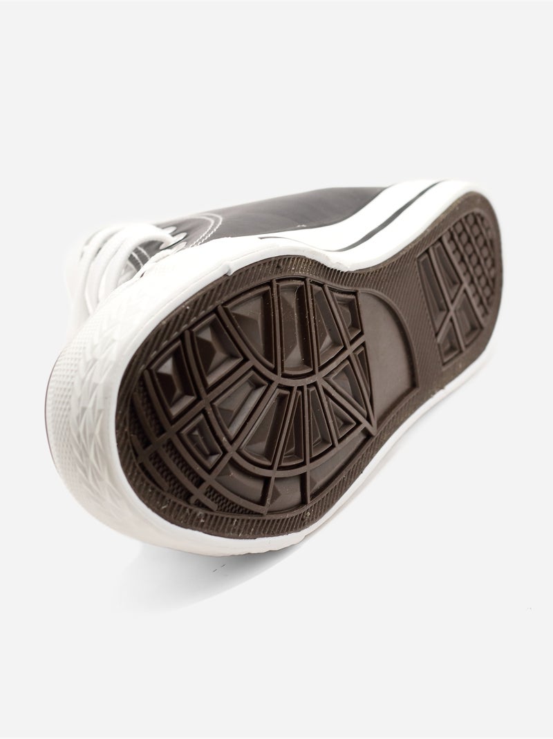 Baskets a lacets Noir - Kiabi