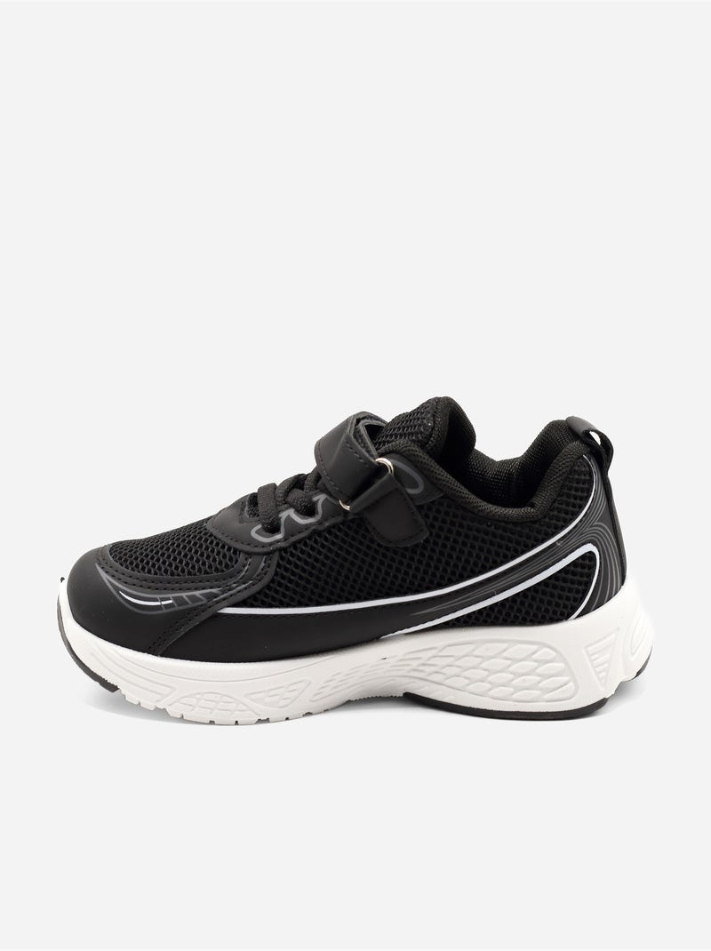 Baskets a lacets Noir - Kiabi