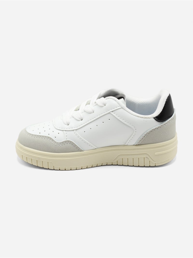 Baskets a lacets Noir - Kiabi