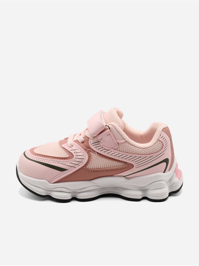 Baskets a lacets Rose - Kiabi