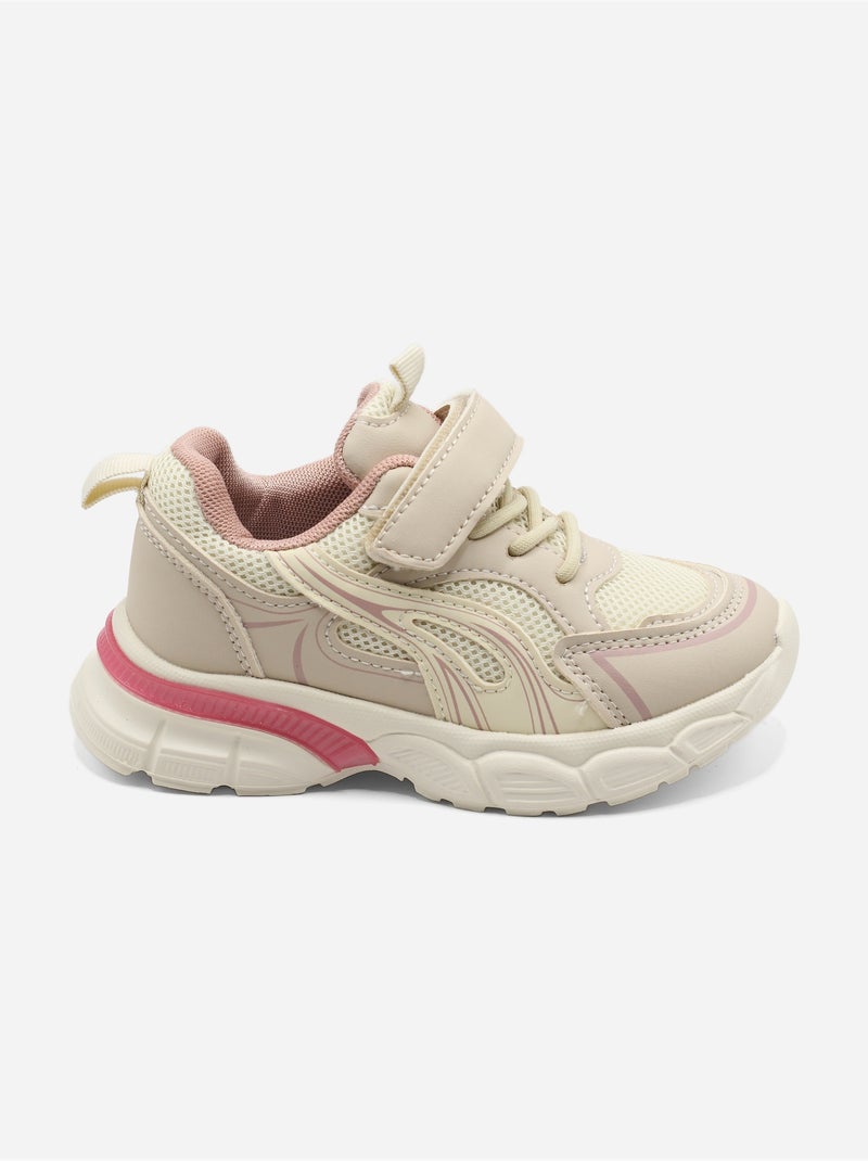 Baskets a lacets Rose - Kiabi
