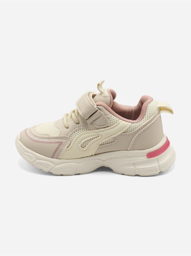 Baskets a lacets Rose - Kiabi
