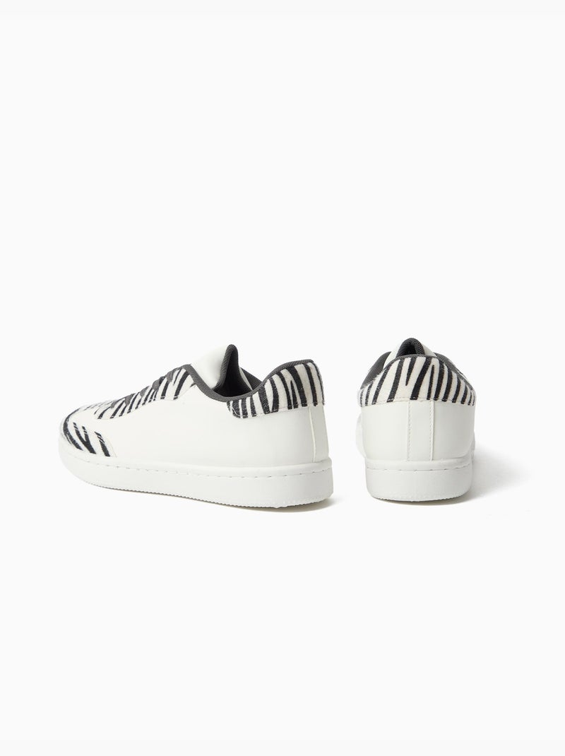 Baskets à motif animal, mo fashion Multicolore - Kiabi