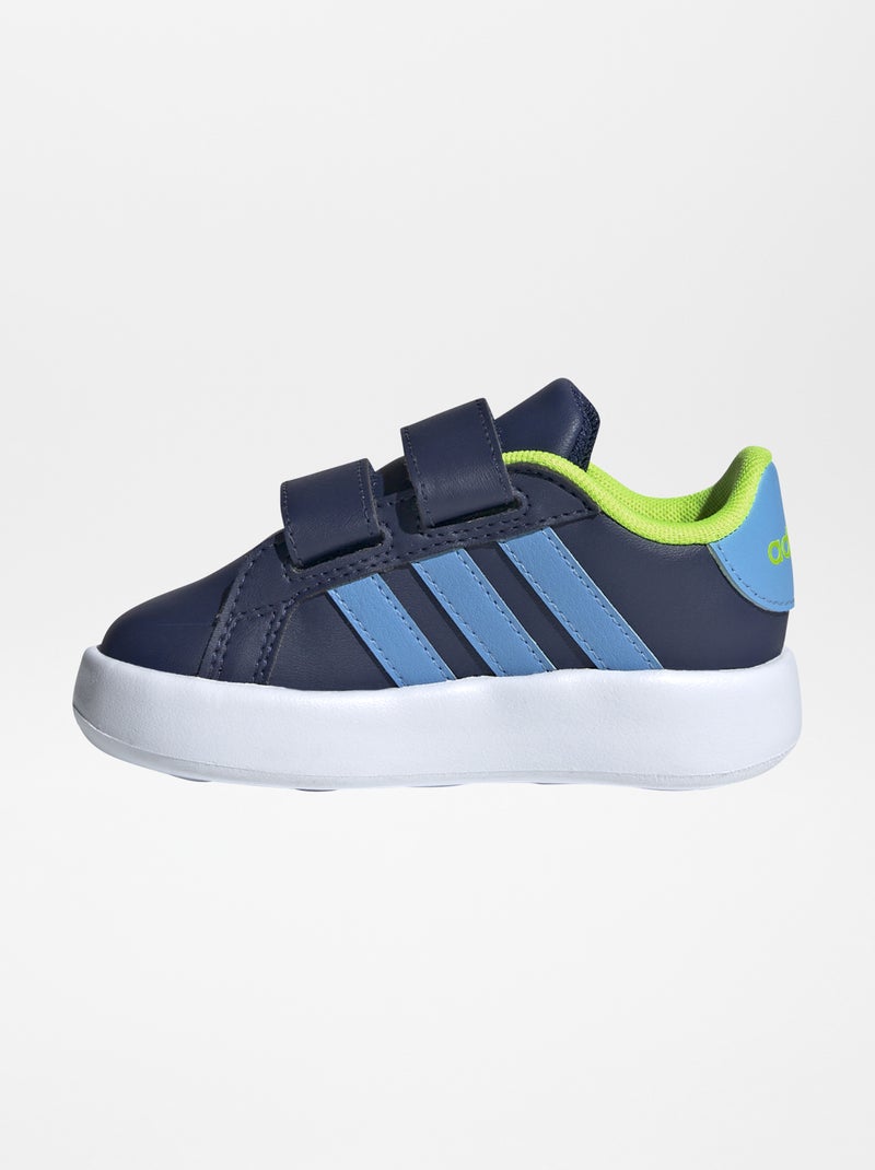 Baskets à scratch 'Grand Court' 'adidas' Bleu - Kiabi