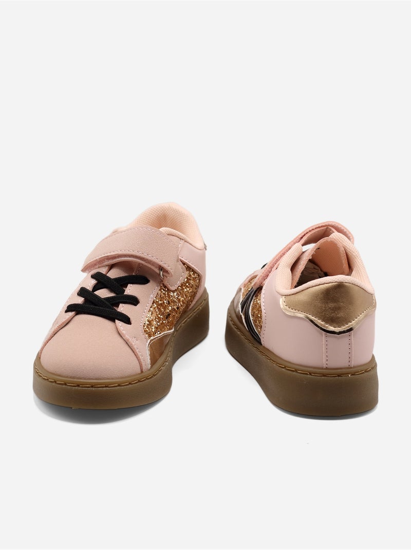 Baskets à scratch Rose - Kiabi