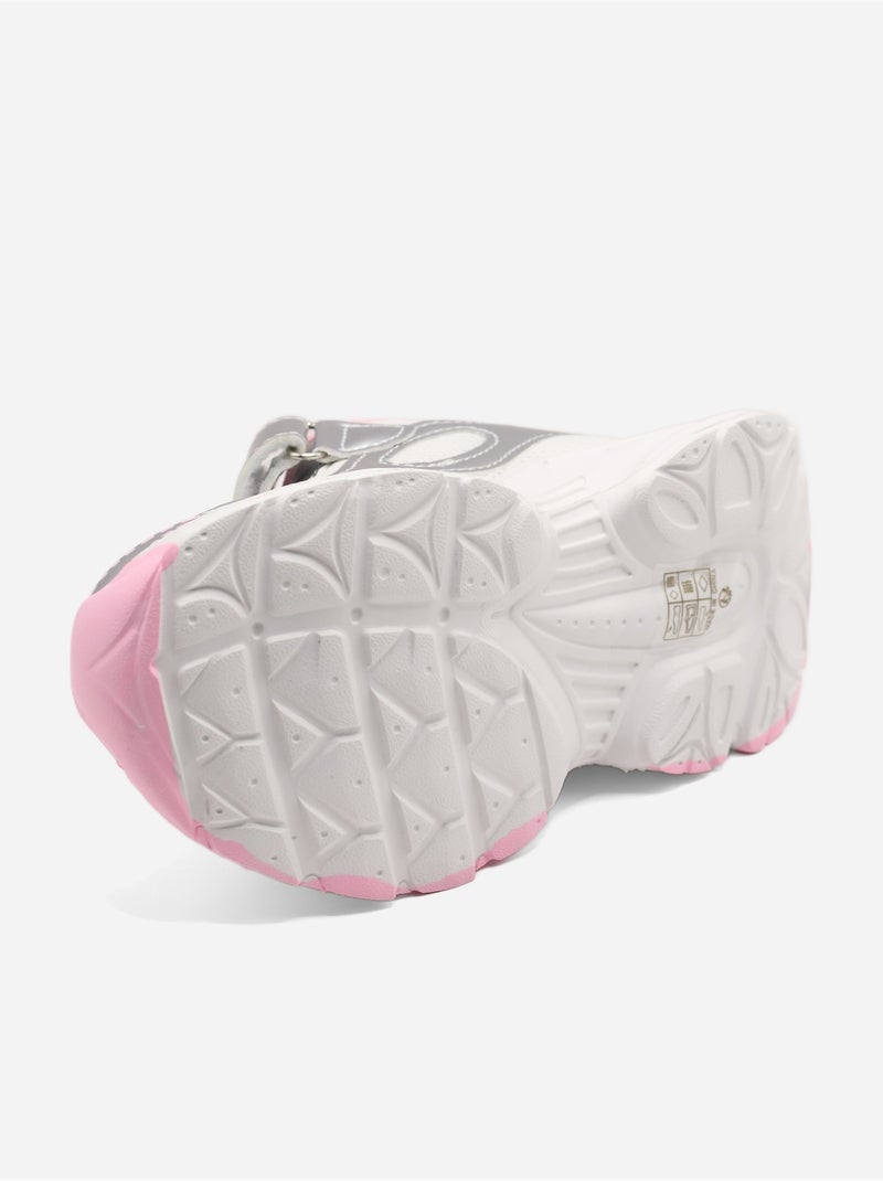 Baskets à scratch Rose - Kiabi