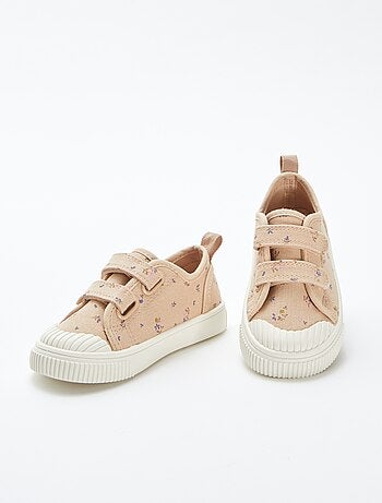 Baskets à scratchs en tissu