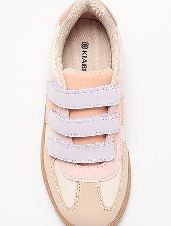 Baskets à scratchs multicolores