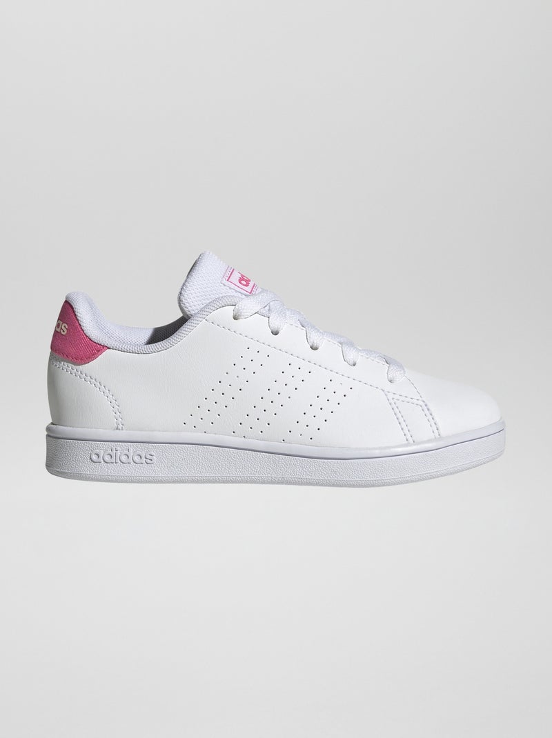 Baskets 'adidas' 'Advantage' Blanc/rose - Kiabi