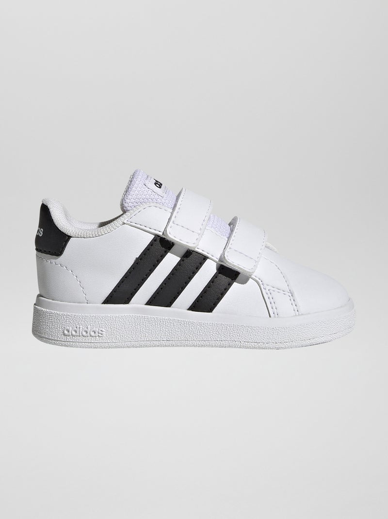 Baskets 'adidas' Blanc/noir - Kiabi