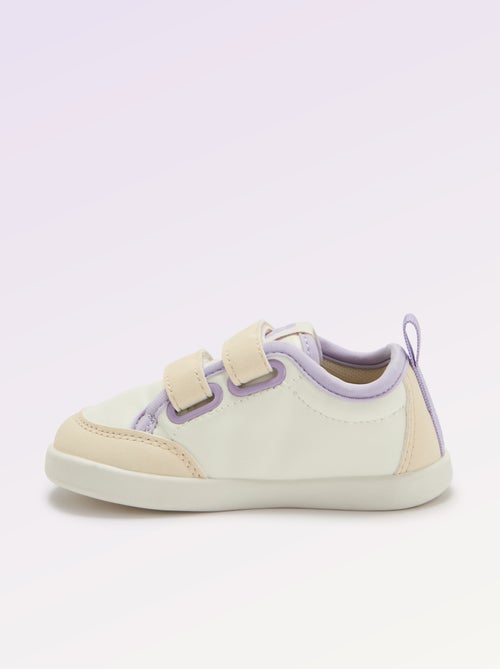 Baskets basses avec ouverture par scratch - Kiabi Baskets basses avec ouverture par scratch - Kiabi