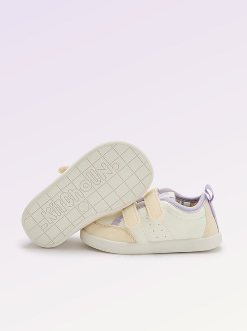 Baskets basses avec ouverture par scratch - Kiabi Baskets basses avec ouverture par scratch - Kiabi