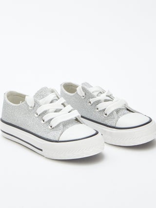 Baskets basses avec paillettes