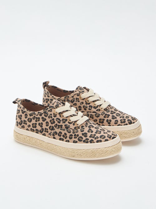 Baskets basses avec semelle en corde - Kiabi