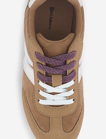 Baskets basses bicolores