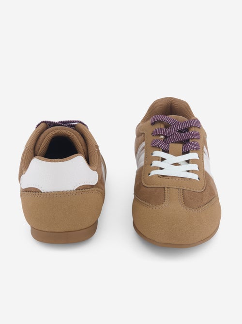 Baskets basses bicolores - Kiabi