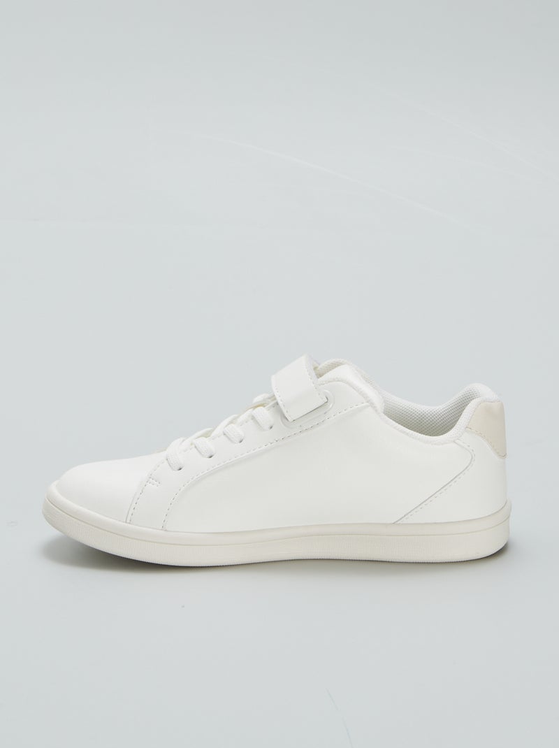 Baskets basses Blanc - Kiabi