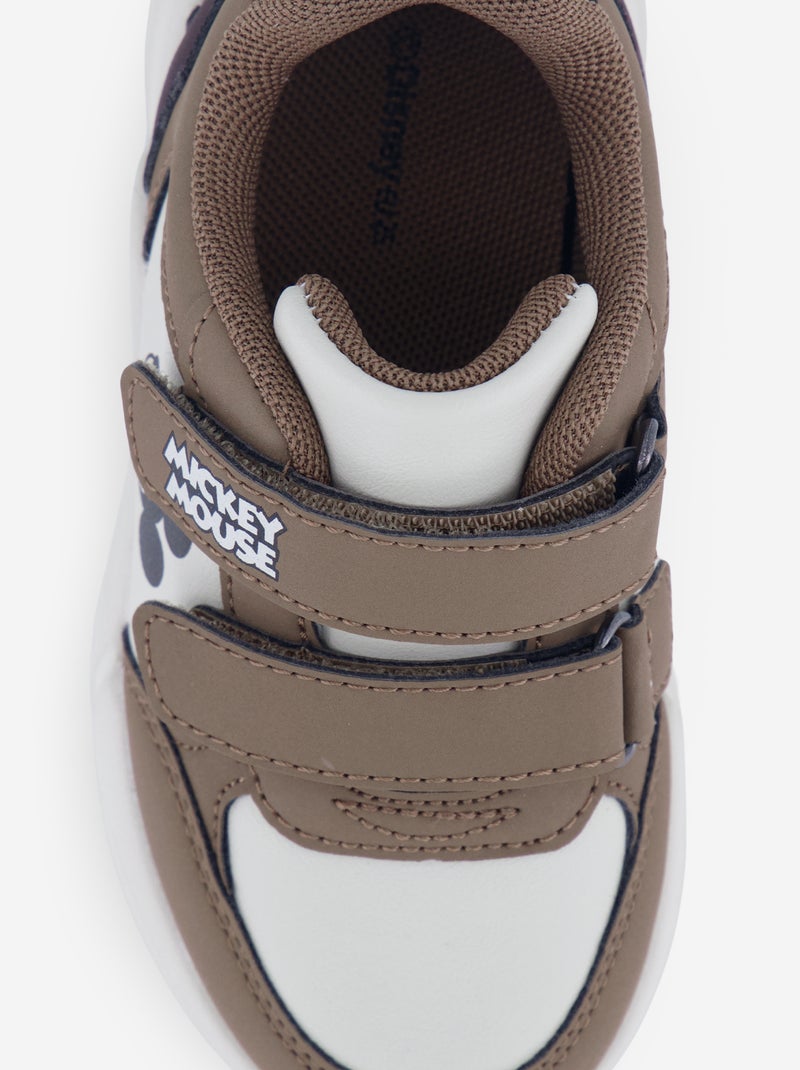 Baskets basses 'Disney' 'Mickey' Marron - Kiabi