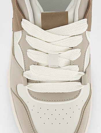 Baskets basses en simili