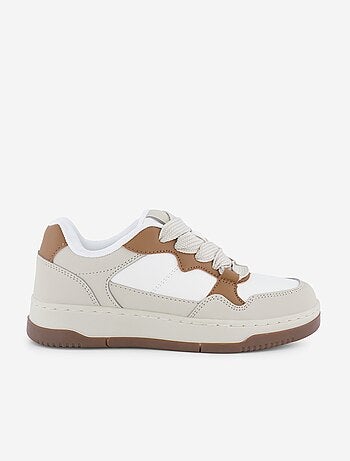 Baskets basses en simili