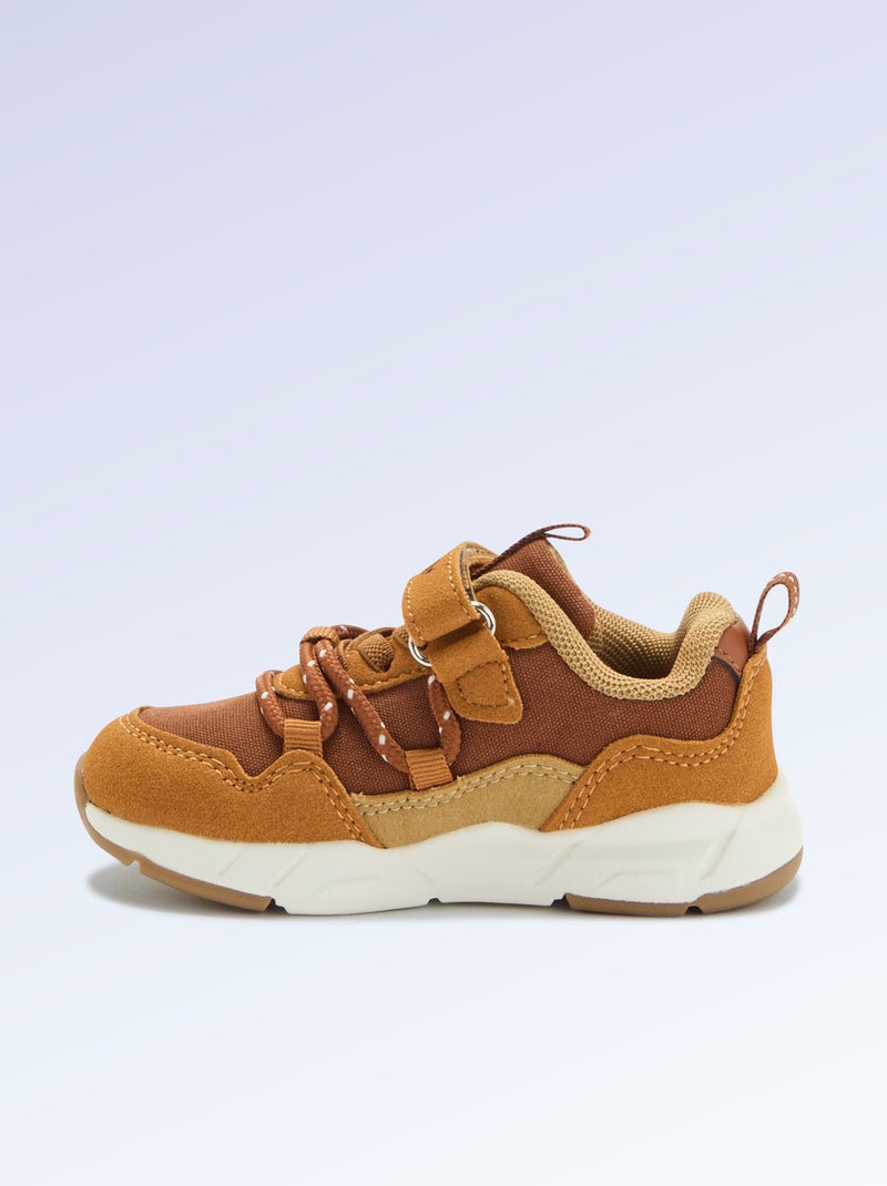 Baskets basses 'Kitchoun' Marron - Kiabi