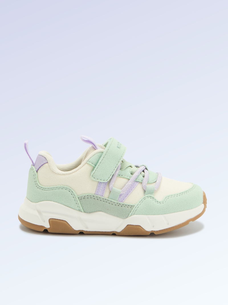 Baskets basses 'Kitchoun' Violet - Kiabi