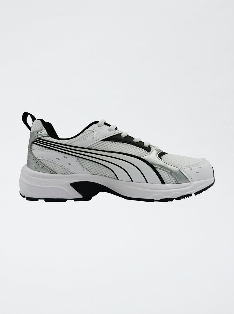 Baskets basses 'PUMA' à lacets Blanc - Kiabi