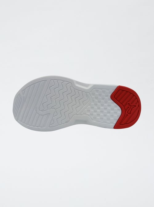 Baskets basses 'PUMA' à lacets et scratchs - Kiabi